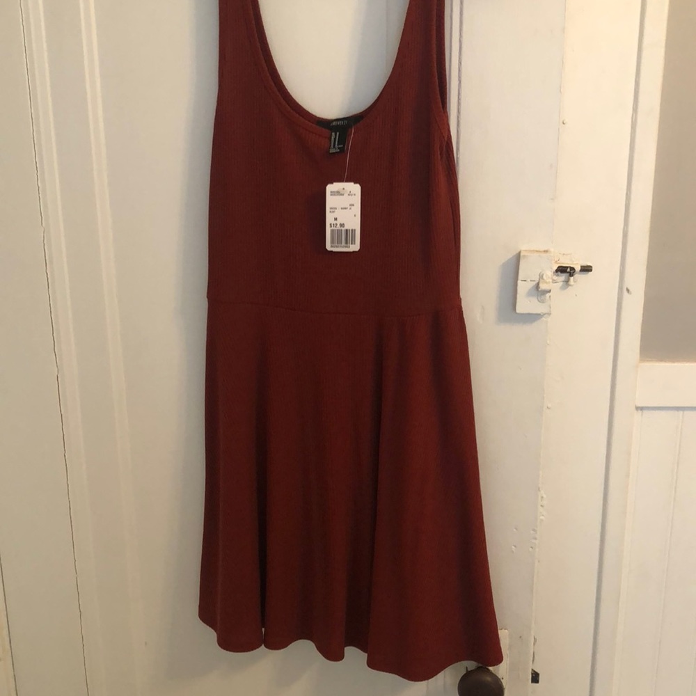 Forever 21 rust brown sundress